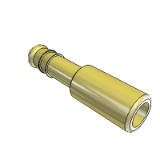 K-TUE 7,2 7,8 MS BLANK - Stems for couplings DN 7.2 - DN 7.8, brass with a bare metal surface