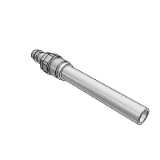 Stems and plugs for couplings DN 7.2 - DN 7.8 nickel-plated brass