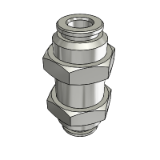 Female bulkhead connectors - stainless steel