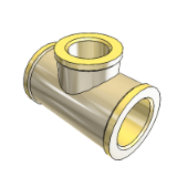 Fittings »-Brass with a bare metal surface « - lower pressure