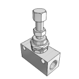 K-DRV - Unidirectional flow control valves