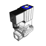 Solenoid valves normally closed pilot-operated
