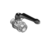 K-BKR HANDHEBEL IG AG - Ball valves with hand lever, female/male thread