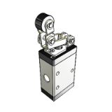 K-WV 3/2 MECHA ROLLENHEB RUECKL M3 - 3/2-way valve, mechanically operated, with free-return roller lever, NC